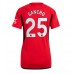 Manchester United Jadon Sancho #25 Kopio Koti Pelipaita Naisten 2023-24 Lyhyet Hihat